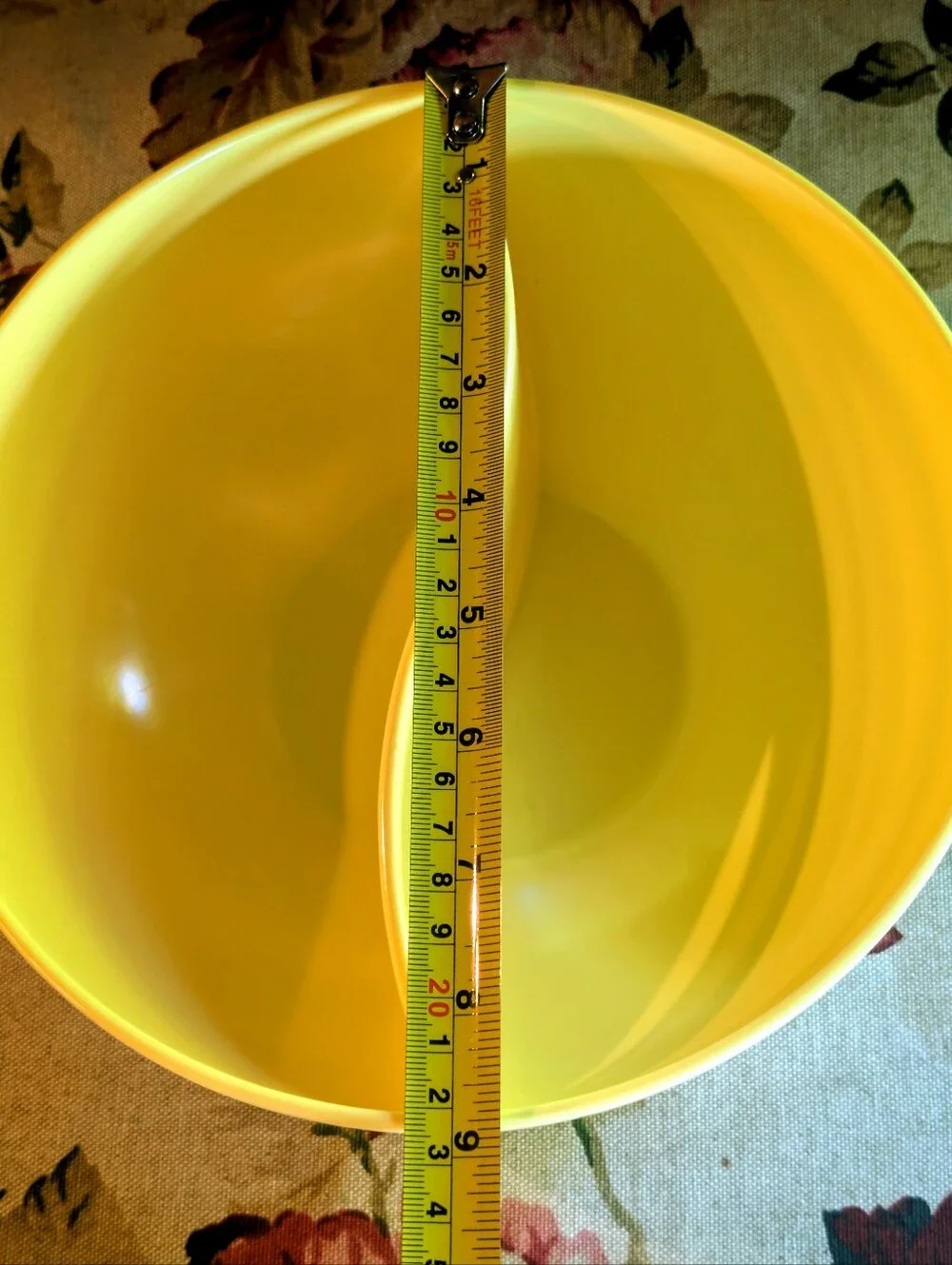 SUN VALLEY 9“ Melmac VTG MCM Divided Serving Bowl